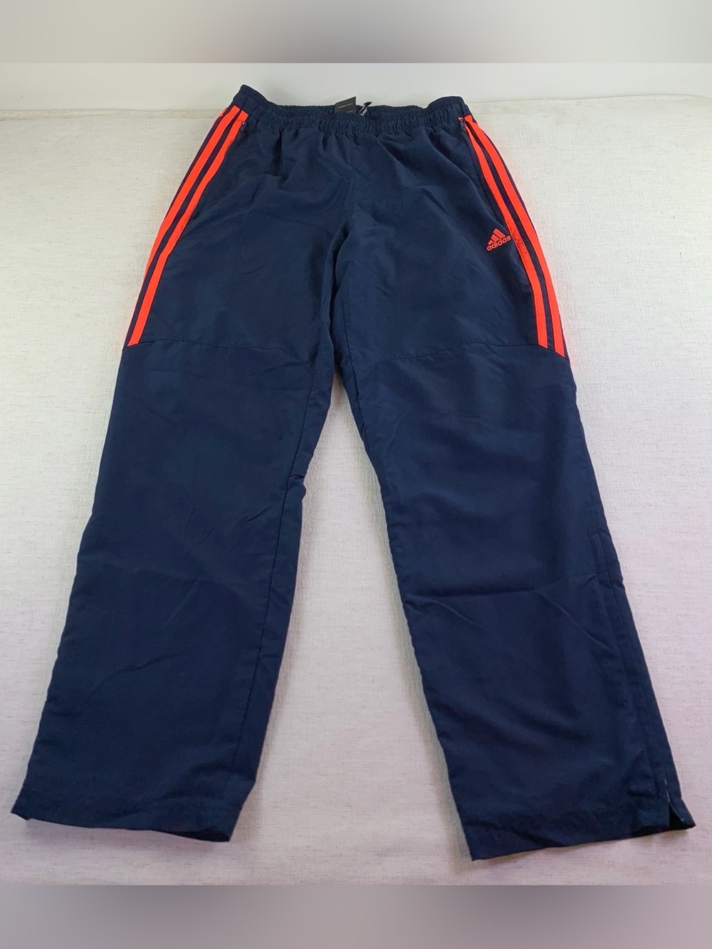 Adidas Predator striped track pants Collegiate Navy blue  Infrared logo‎